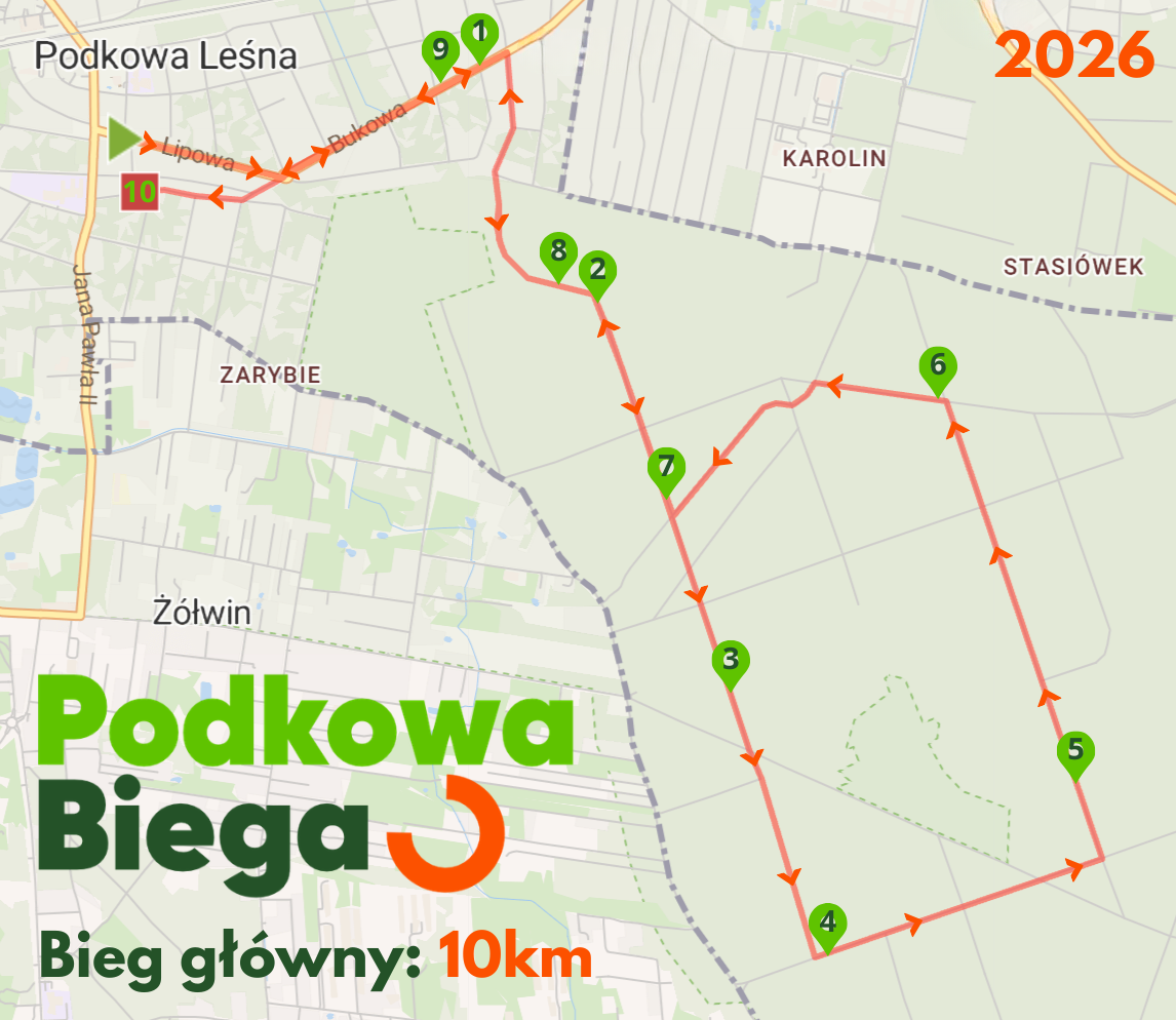 Podkowa Biega 2026 - bieg główny